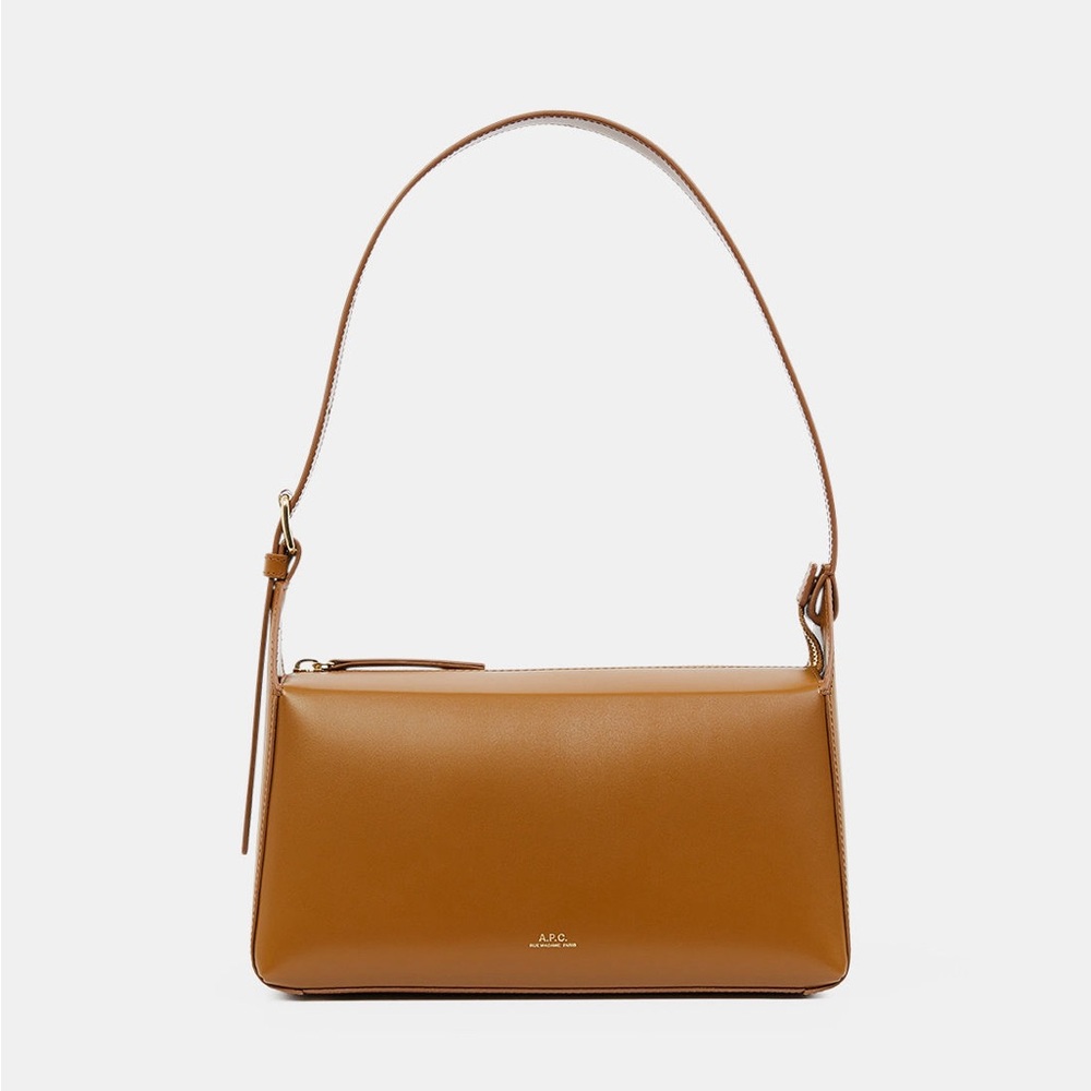 🔥🔥🔥NEW A.P.C. Virginie Zipped Leather Shoulder Bag